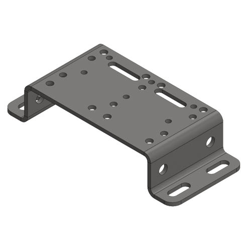 TSG universal bracket, version 'hat', for TSG motor or