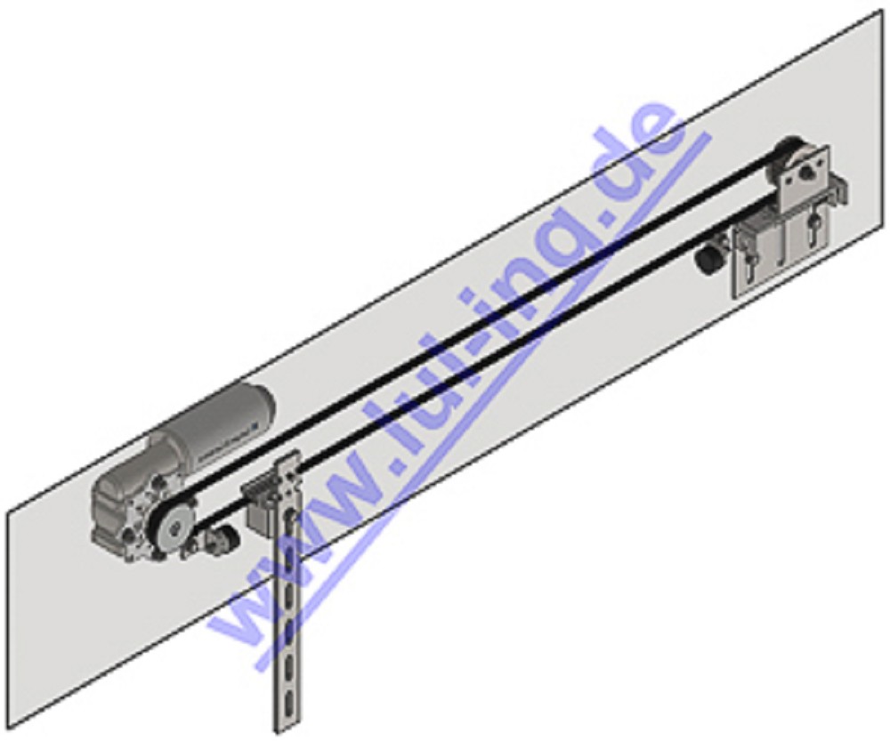 TSG V4 400 Lift Türantrieb als Durchsteckversion