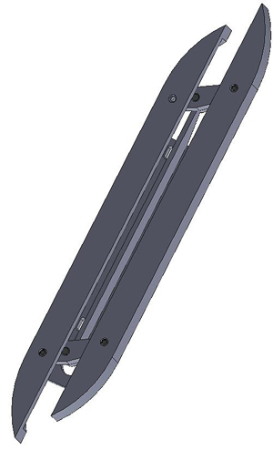 retractable skate for QKS9 Car Door Telescope Right TR